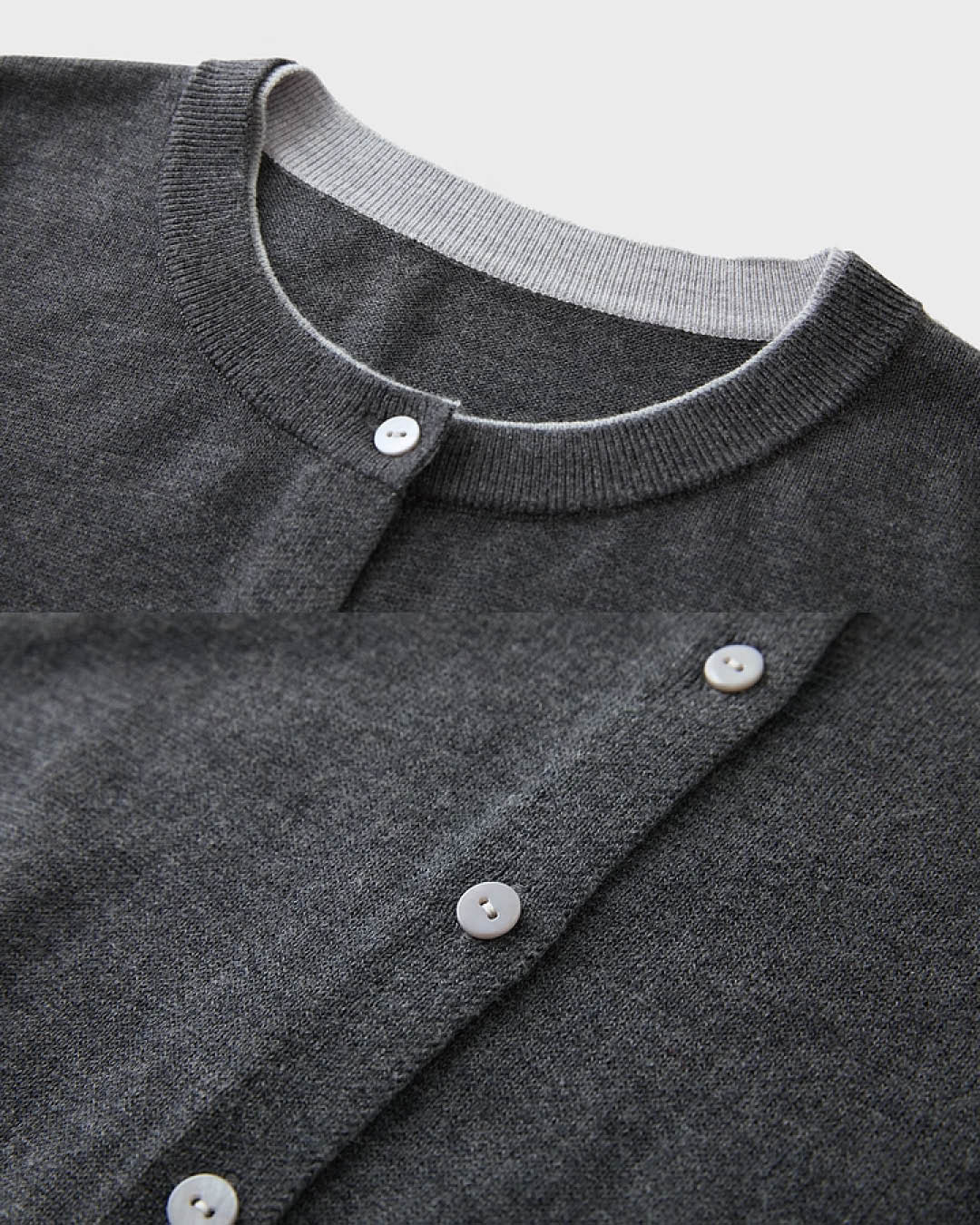 Pearl Trim Soft Knit Cardigan