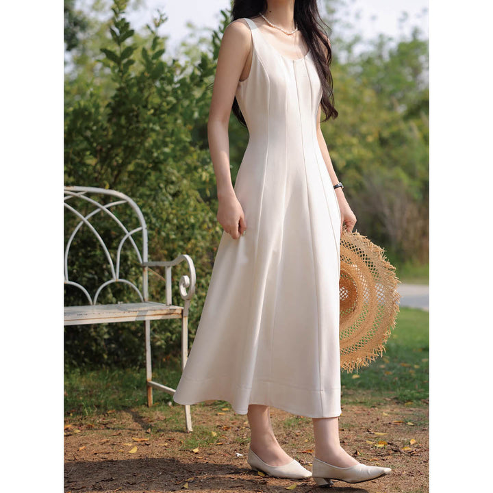 Elegant Texture Flare Dress
