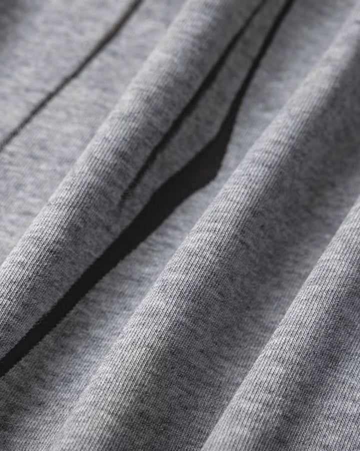 Graphic Slit Jersey Dress