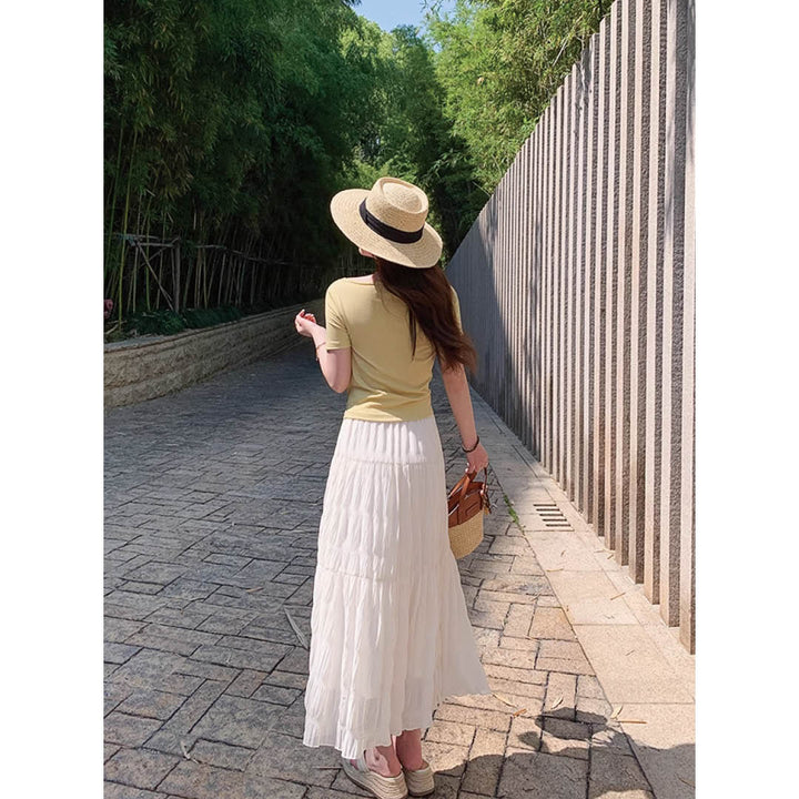 Soft Folded Collar Top
