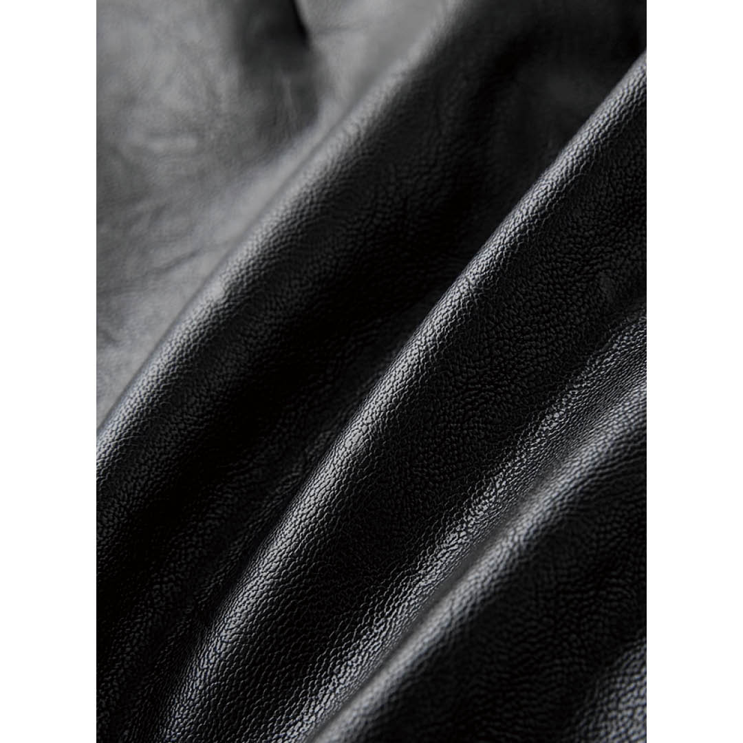 High-Waist Faux Leather Shorts