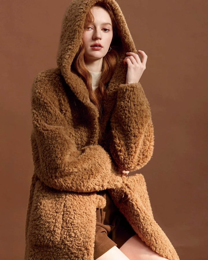 Teddy Texture Toggle Coat