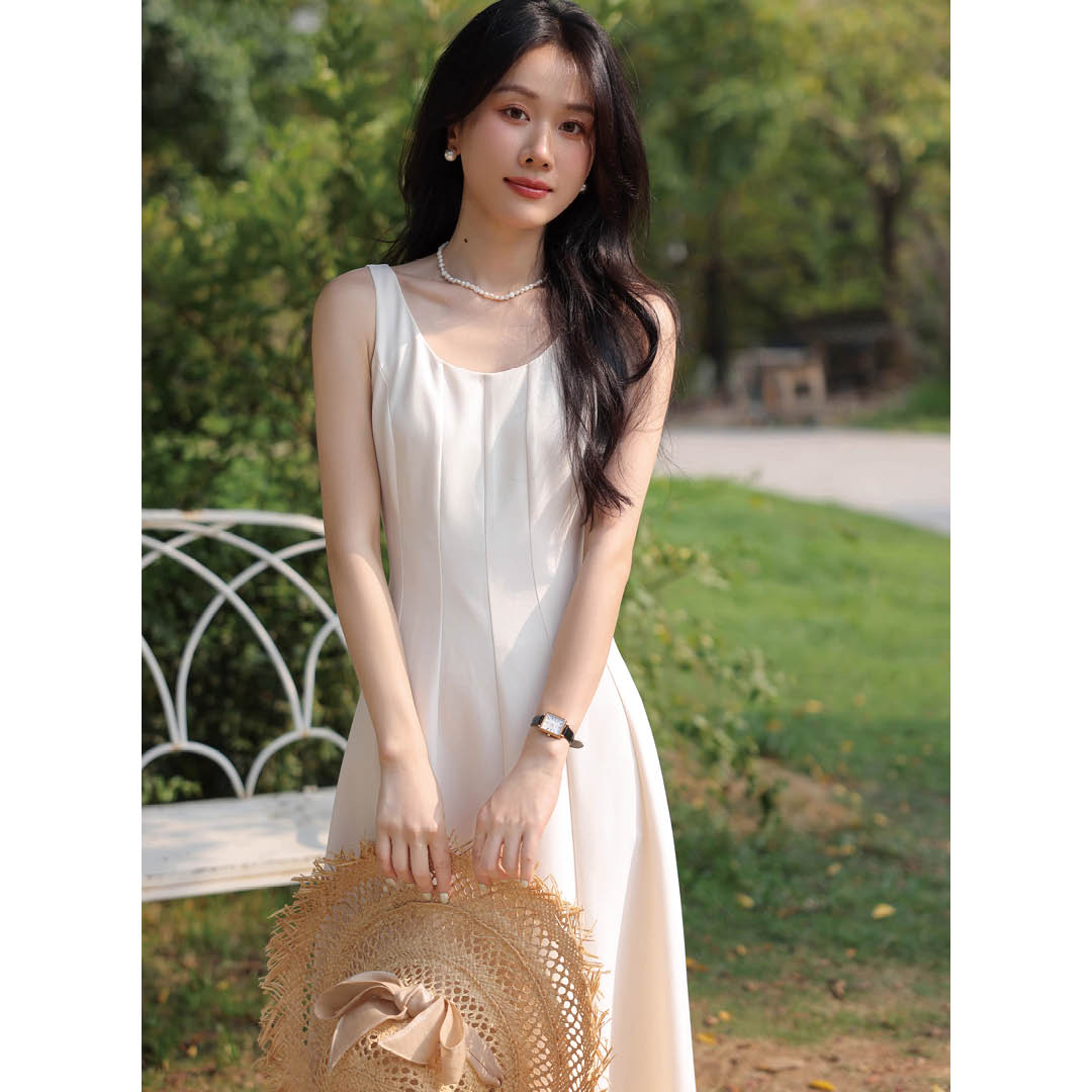 Elegant Texture Flare Dress