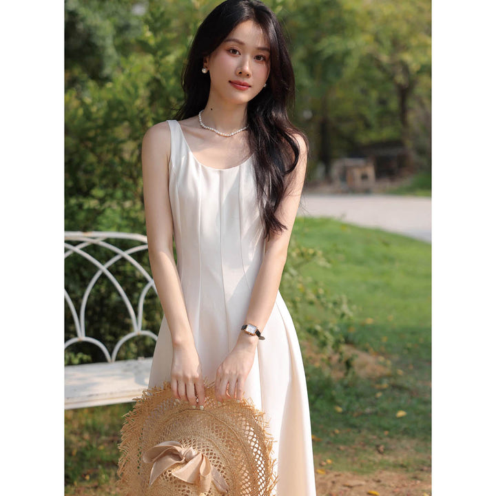 Elegant Texture Flare Dress