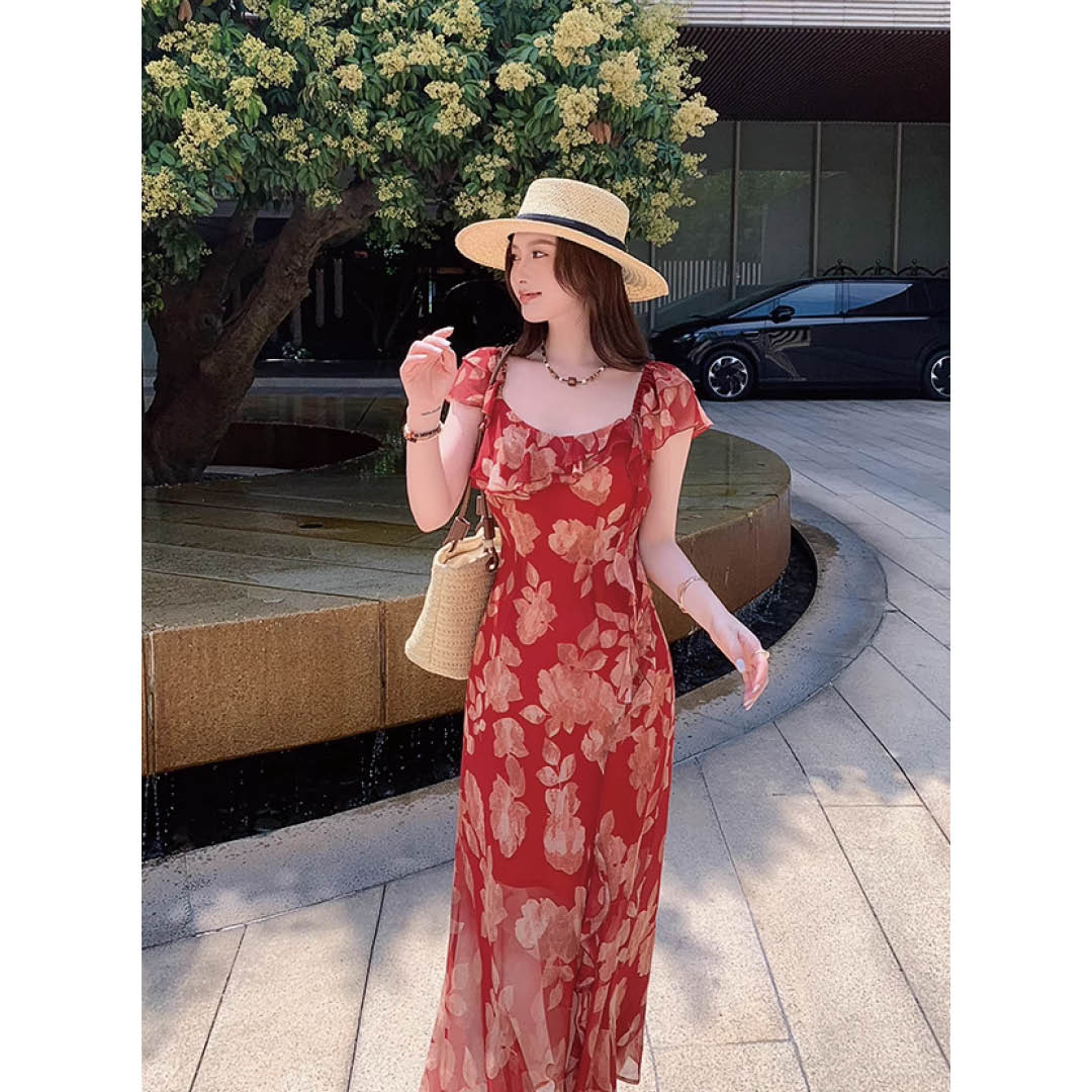 Romantic Petal Breeze Dress