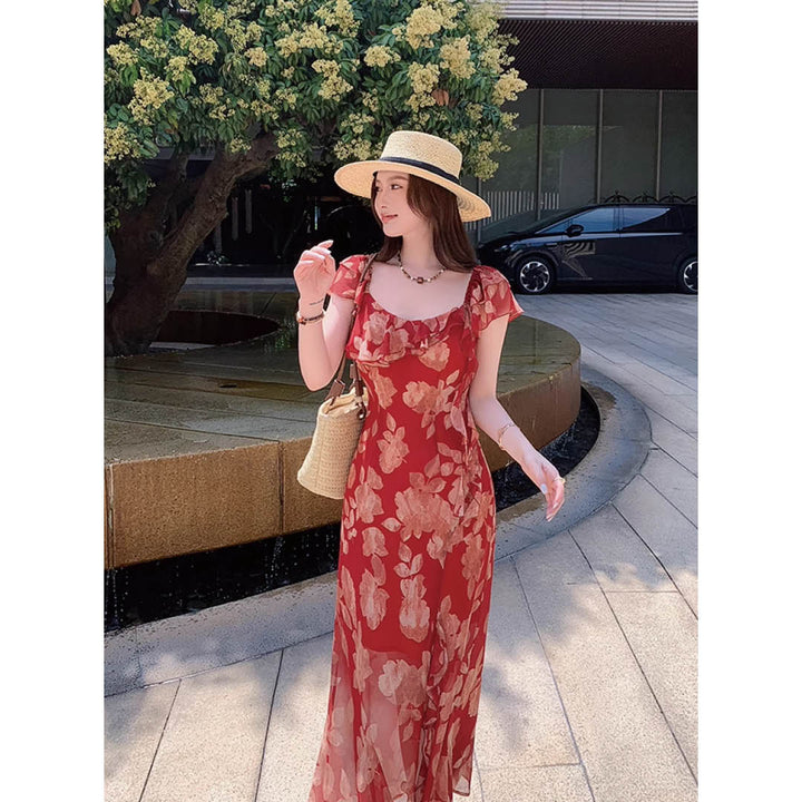 Romantic Petal Breeze Dress