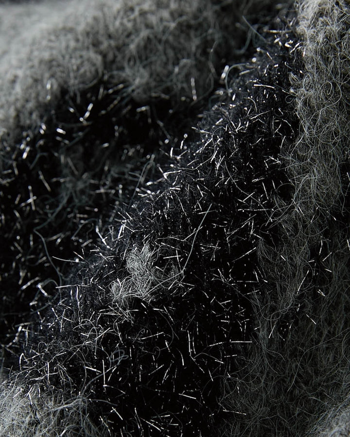 Shimmering Heart Jacquard Sweater