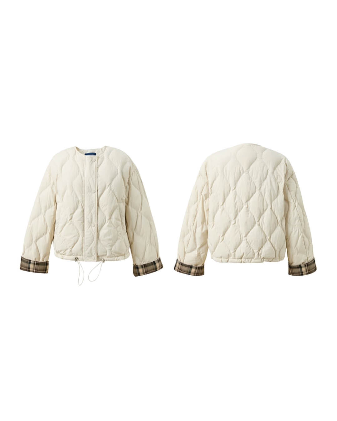 Diamond Quilted Short Jacket