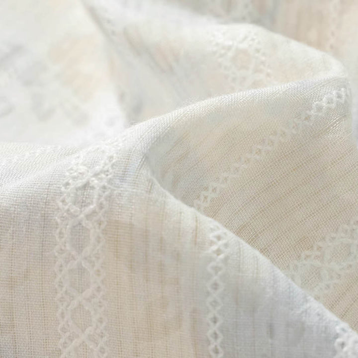 Frill Sleeve Cotton Blouse