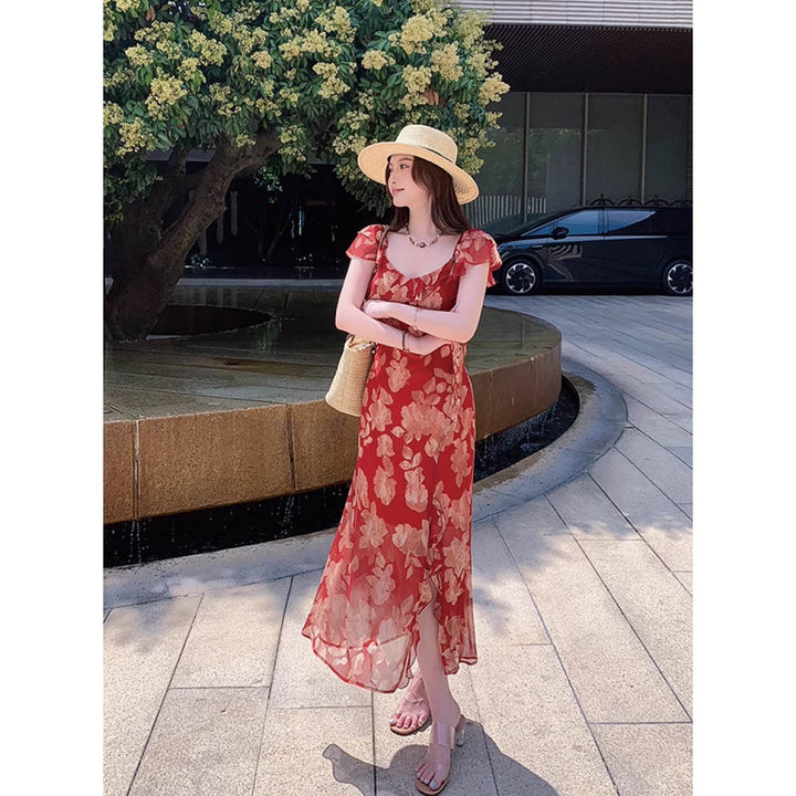 Romantic Petal Breeze Dress