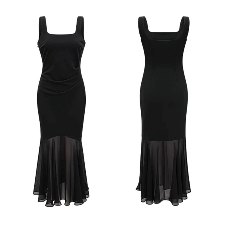 Sheer Flare Mermaid Dress