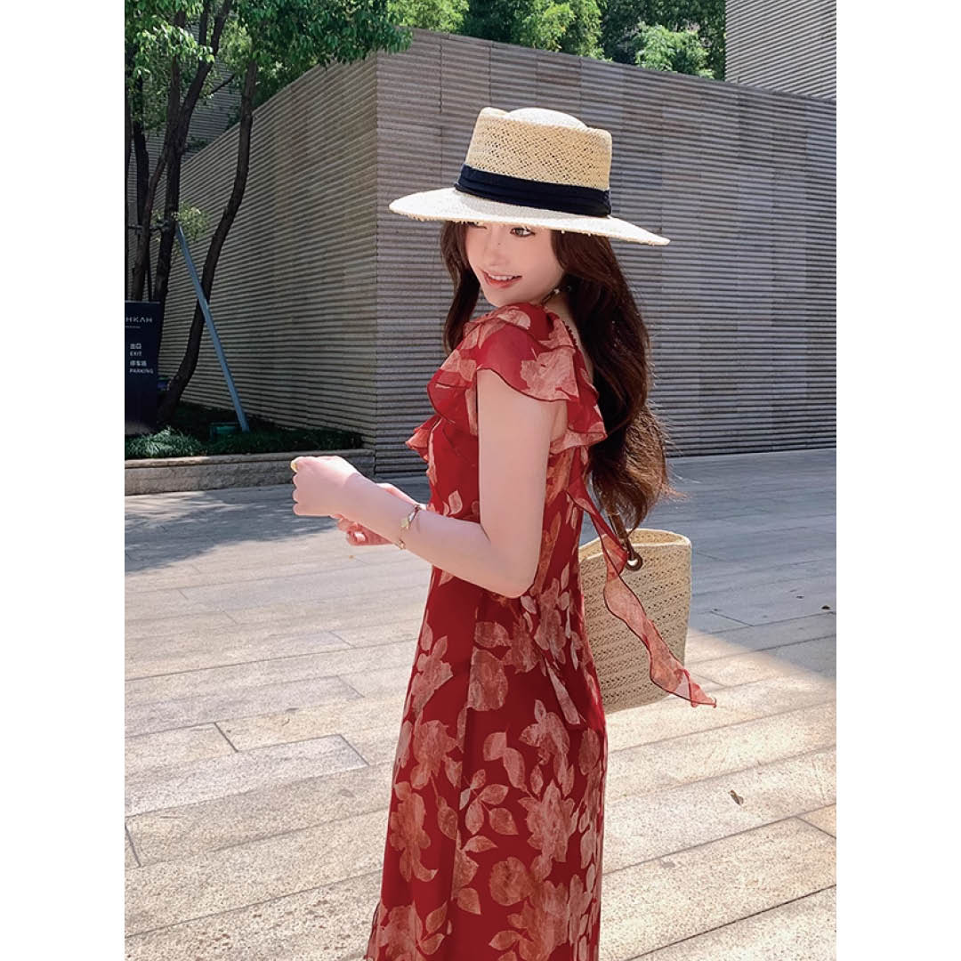 Romantic Petal Breeze Dress