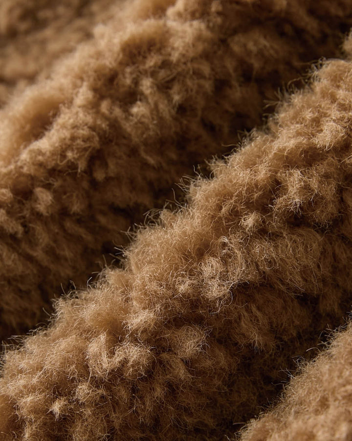 Teddy Texture Toggle Coat