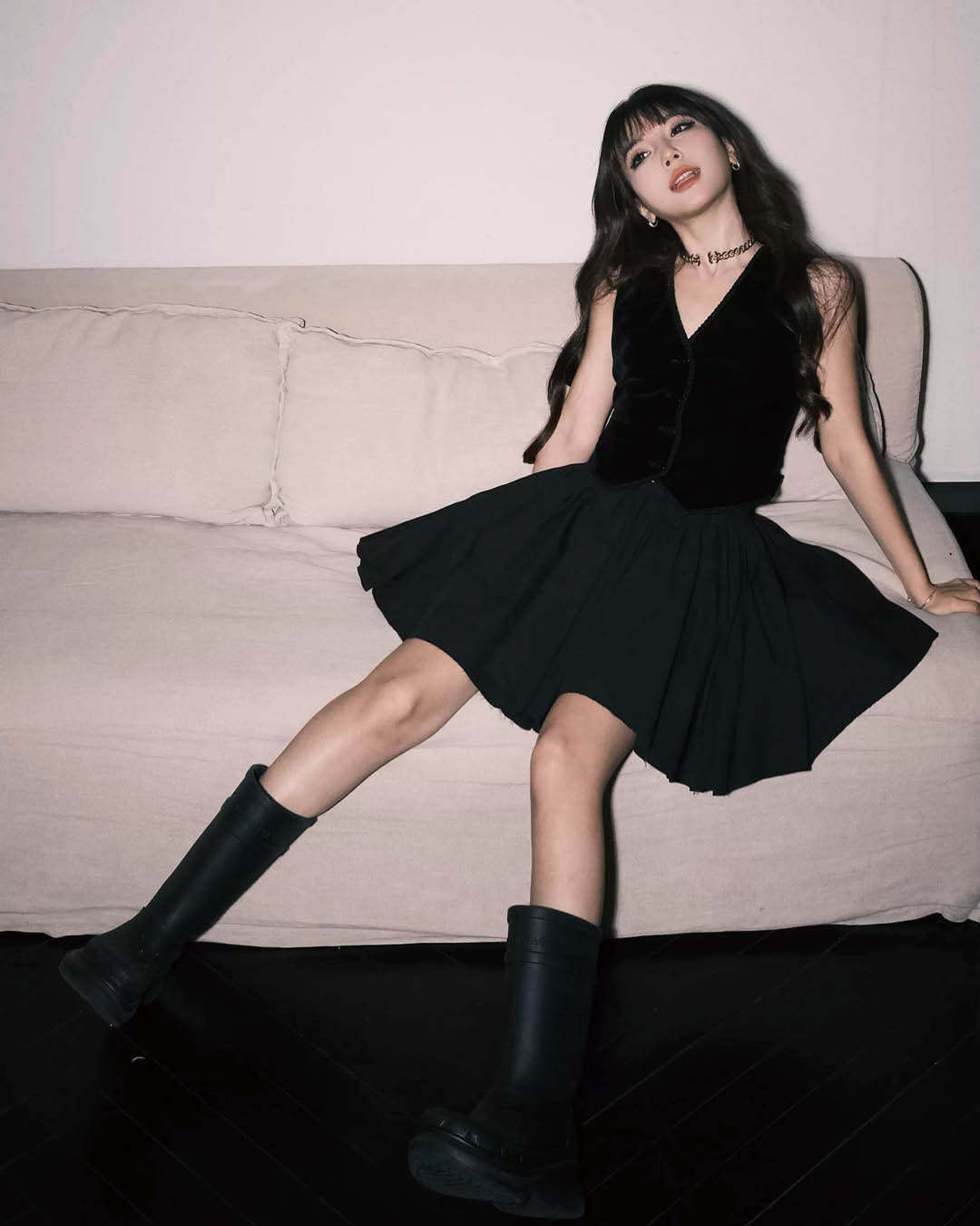 Elegant Volume Pleated Skirt