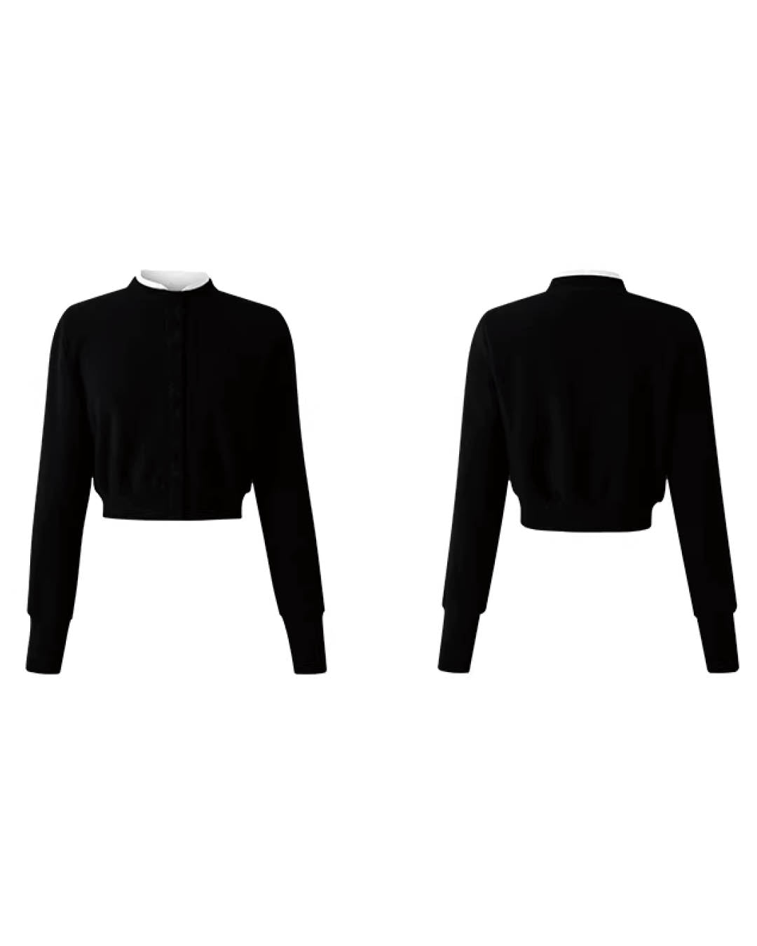 Minimalist Button-Up Knit Top