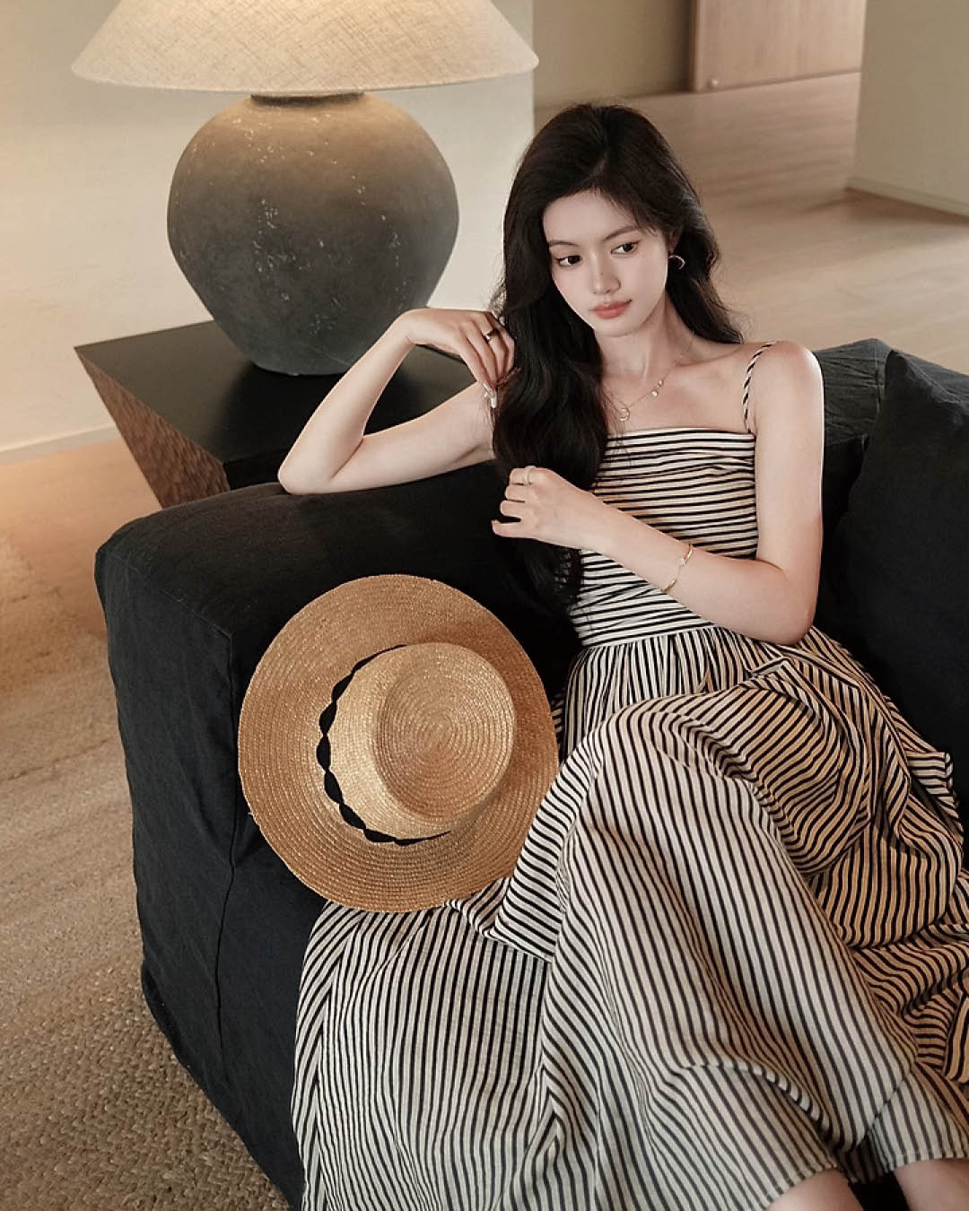 Easy Chic Stripe Camisole Dress