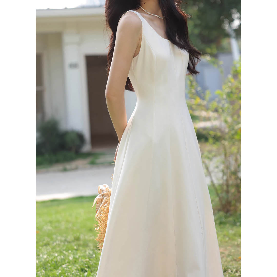 Elegant Texture Flare Dress