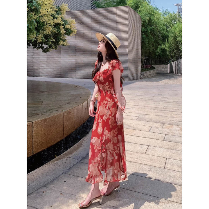 Romantic Petal Breeze Dress