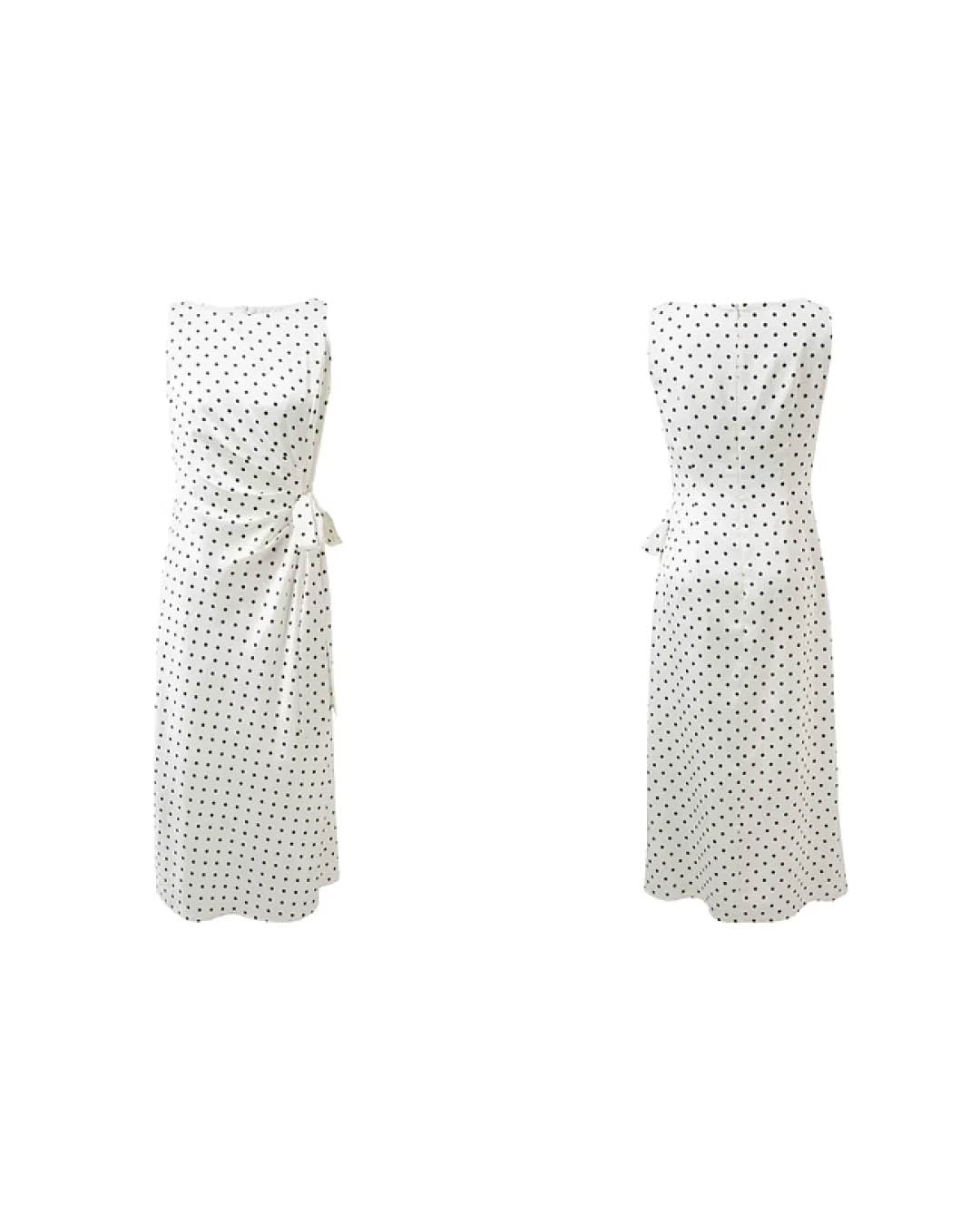 Graceful Polka Dot Dress