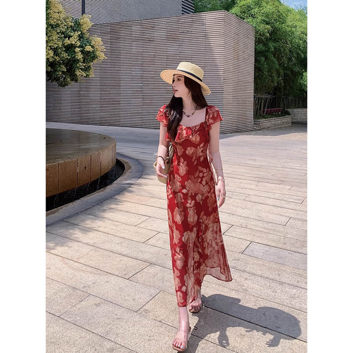 Romantic Petal Breeze Dress