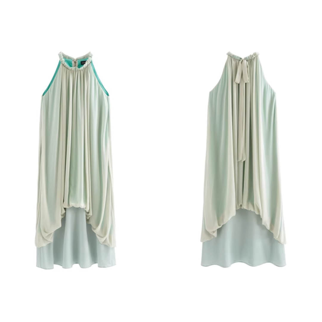 Luxe Flow Halter Maxi Dress