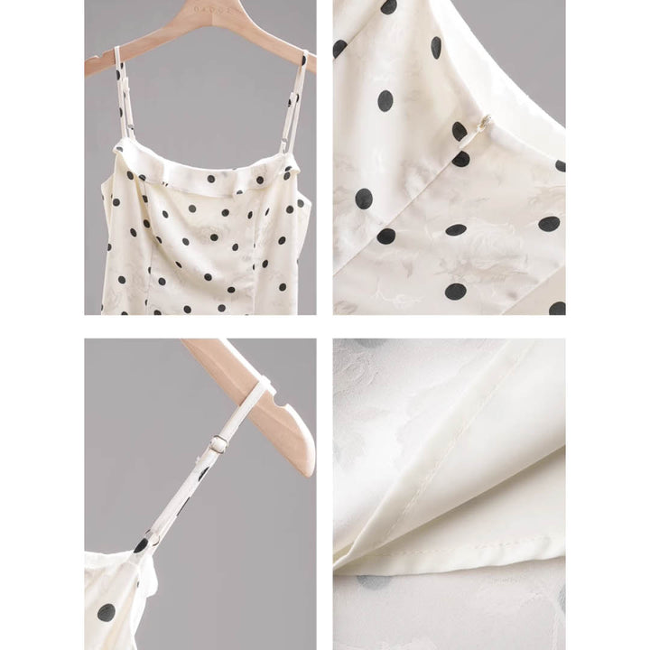 Polka Dot Silky Cami Dress