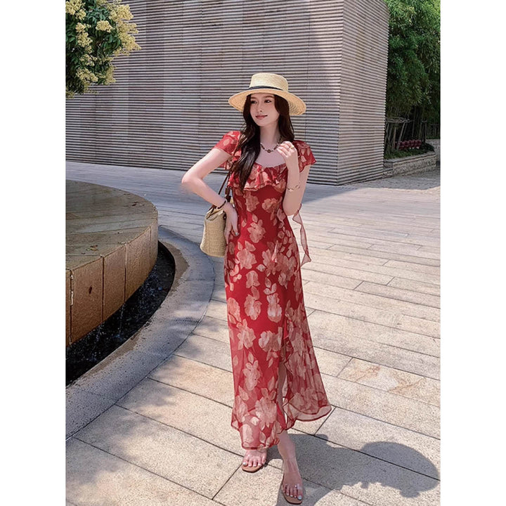 Romantic Petal Breeze Dress