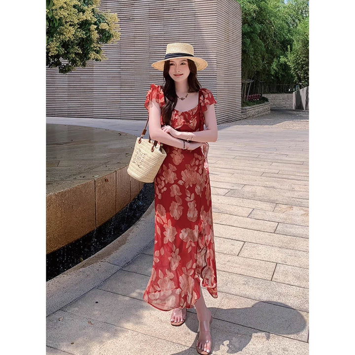 Romantic Petal Breeze Dress
