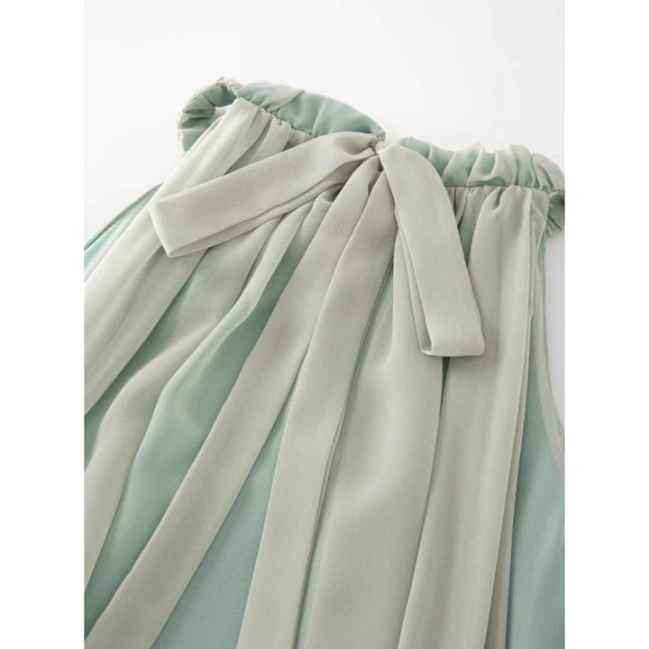 Luxe Flow Halter Maxi Dress