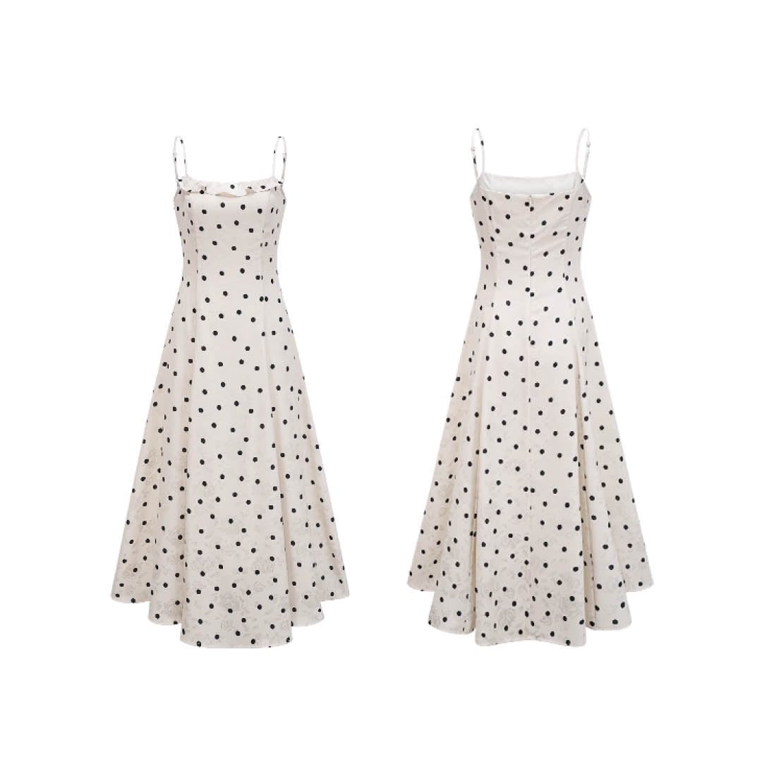 Polka Dot Silky Cami Dress