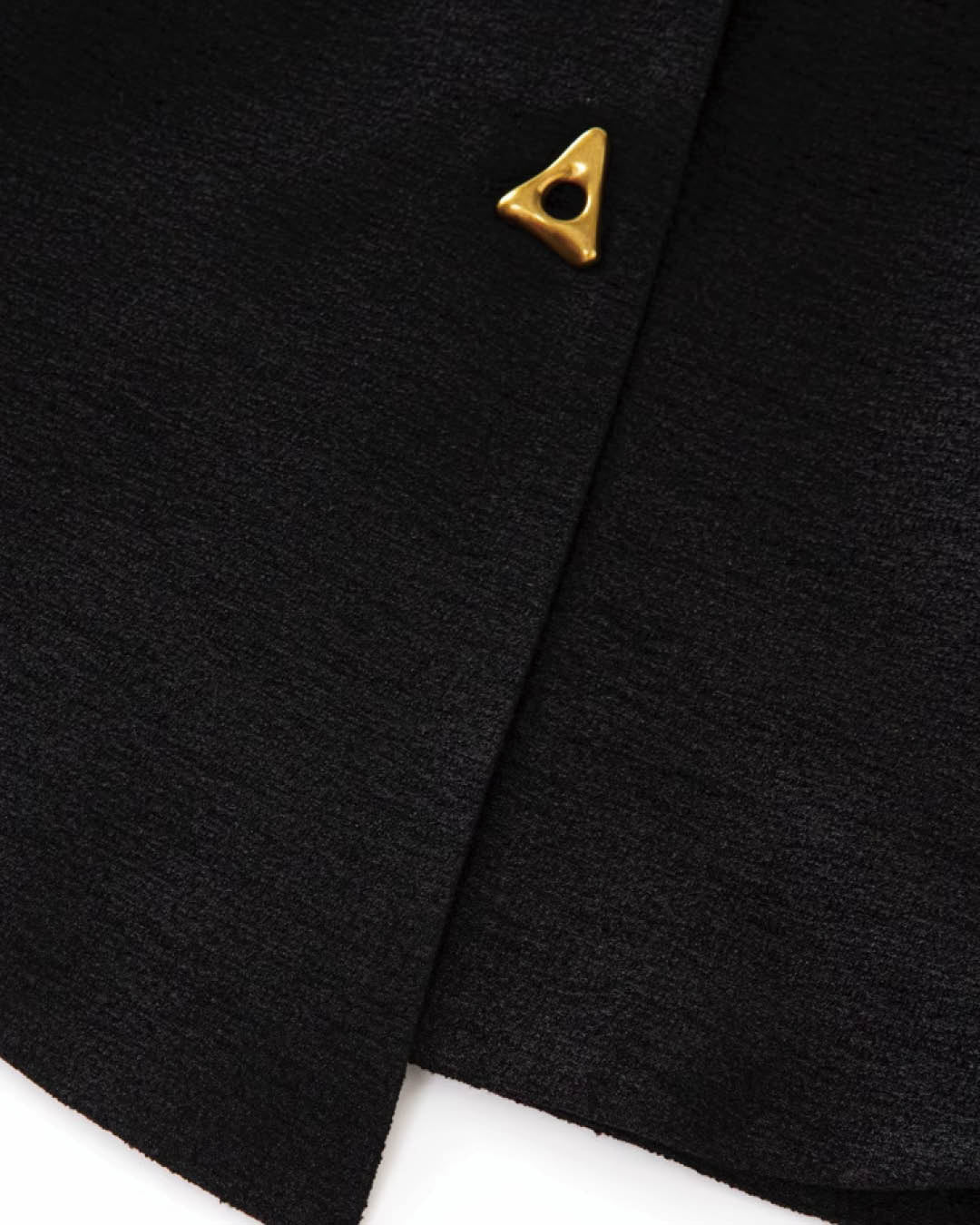 Sleek Structured Wrap Front Vest