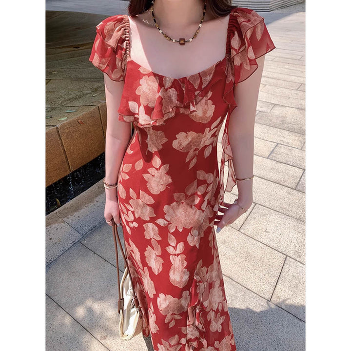 Romantic Petal Breeze Dress