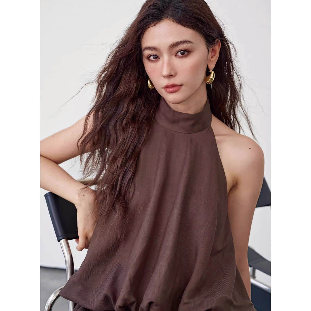 Belted Airy Casual Ensemble