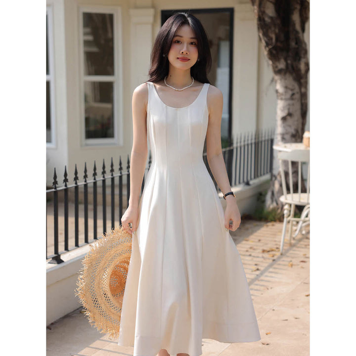 Elegant Texture Flare Dress