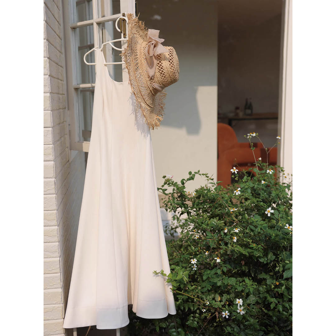 Elegant Texture Flare Dress