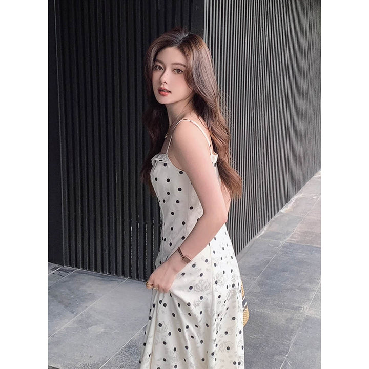Polka Dot Silky Cami Dress