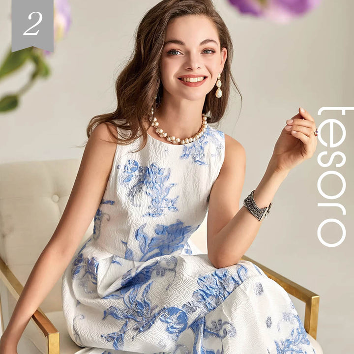 Sleeveless Lace-Up Maxi Dress