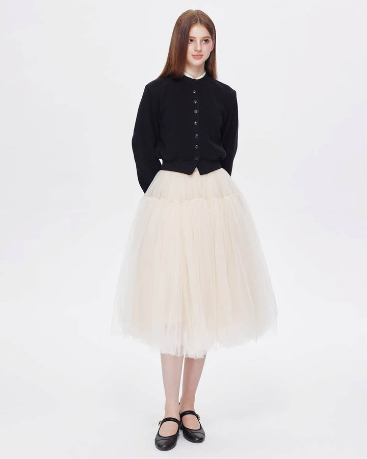 Elegant Tulle Volume Skirt