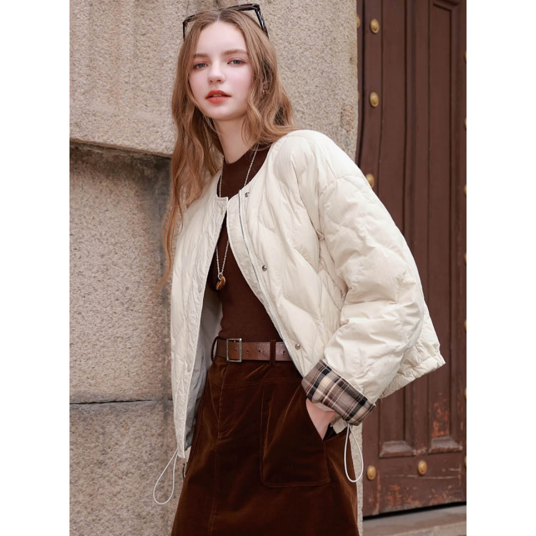 Diamond Quilted Short Jacket