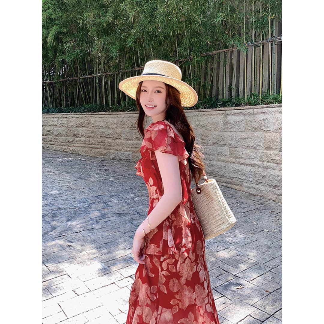 Romantic Petal Breeze Dress