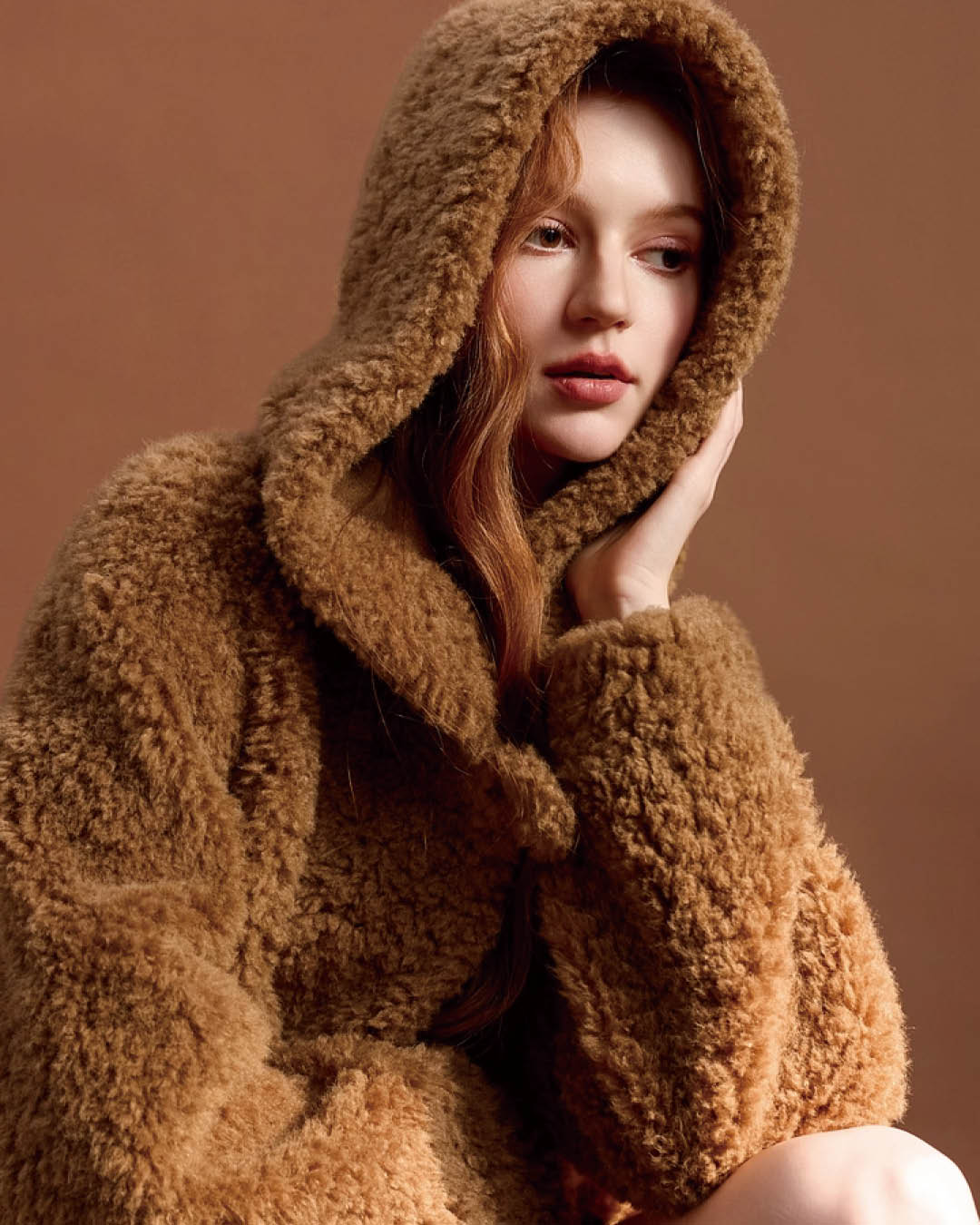 Teddy Texture Toggle Coat