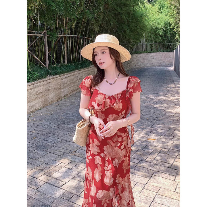 Romantic Petal Breeze Dress