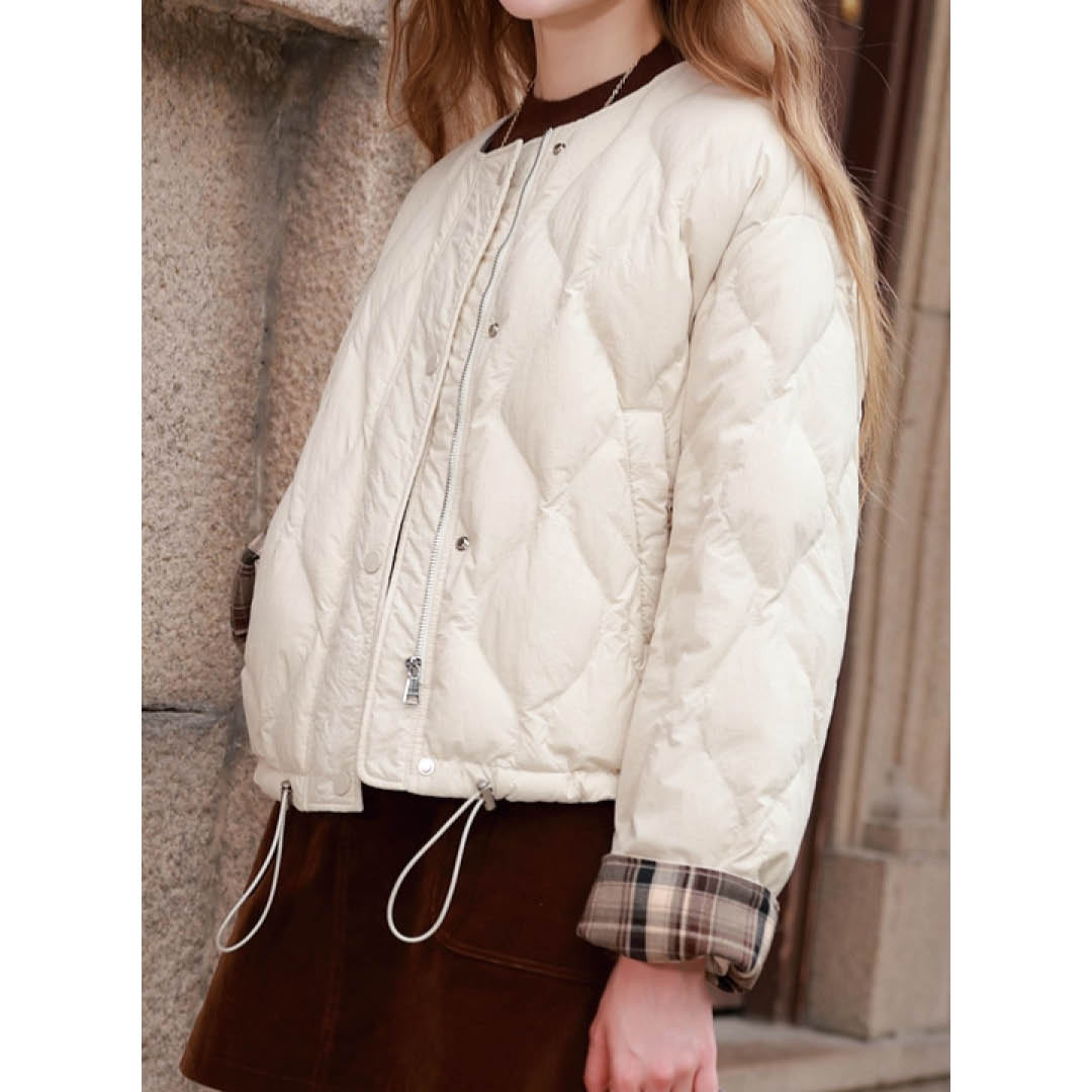 Diamond Quilted Short Jacket
