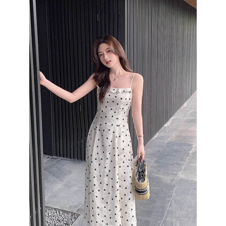 Polka Dot Silky Cami Dress