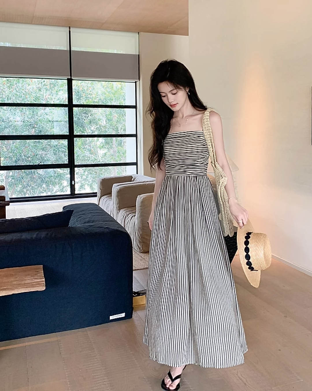 Easy Chic Stripe Camisole Dress