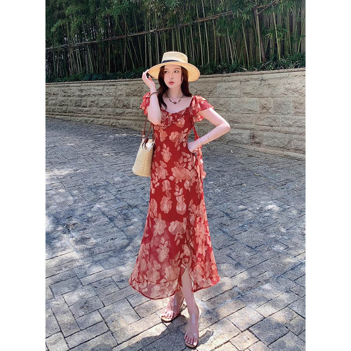 Romantic Petal Breeze Dress