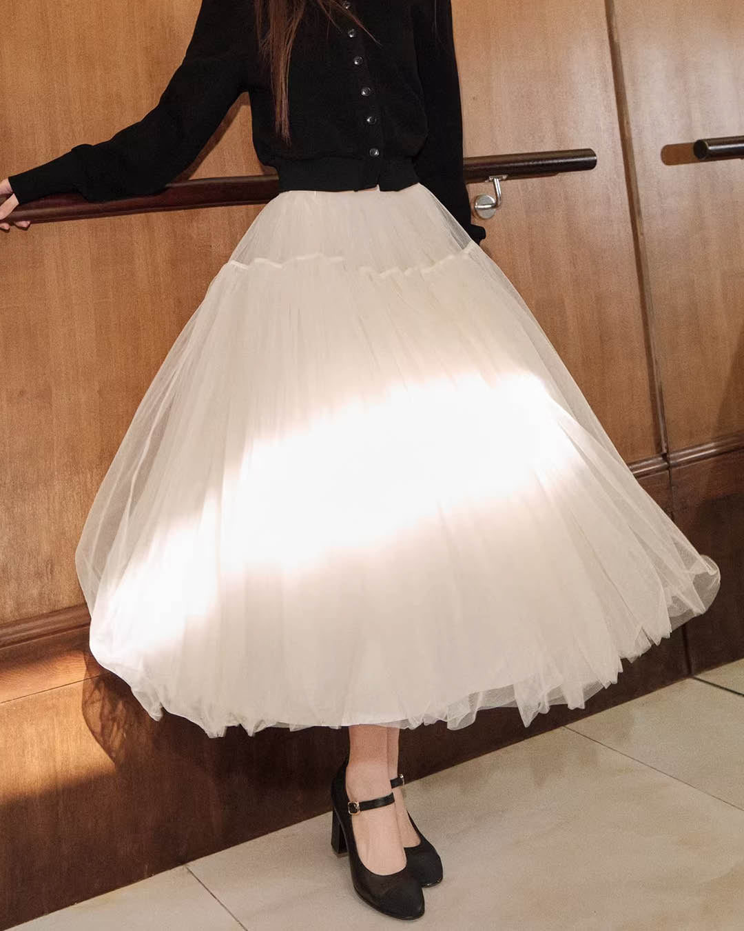 Elegant Tulle Volume Skirt
