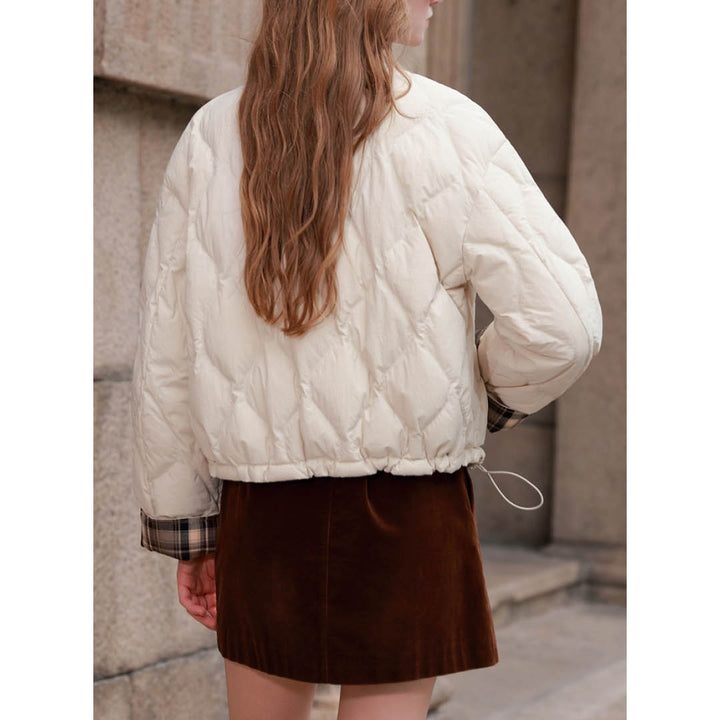 Diamond Quilted Short Jacket