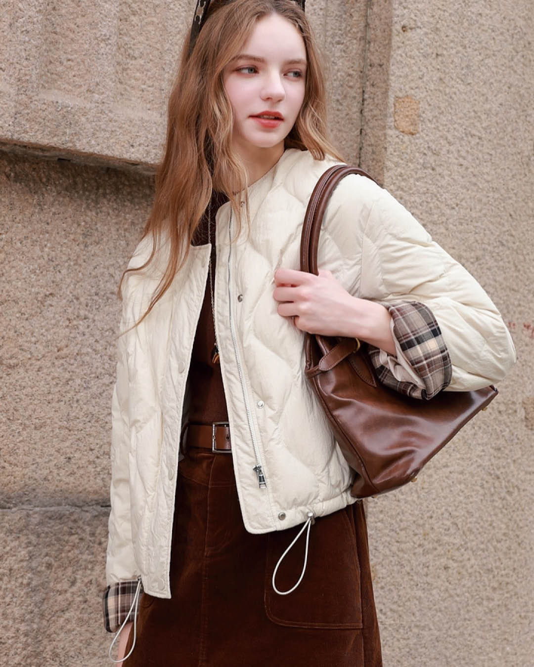 Diamond Quilted Short Jacket