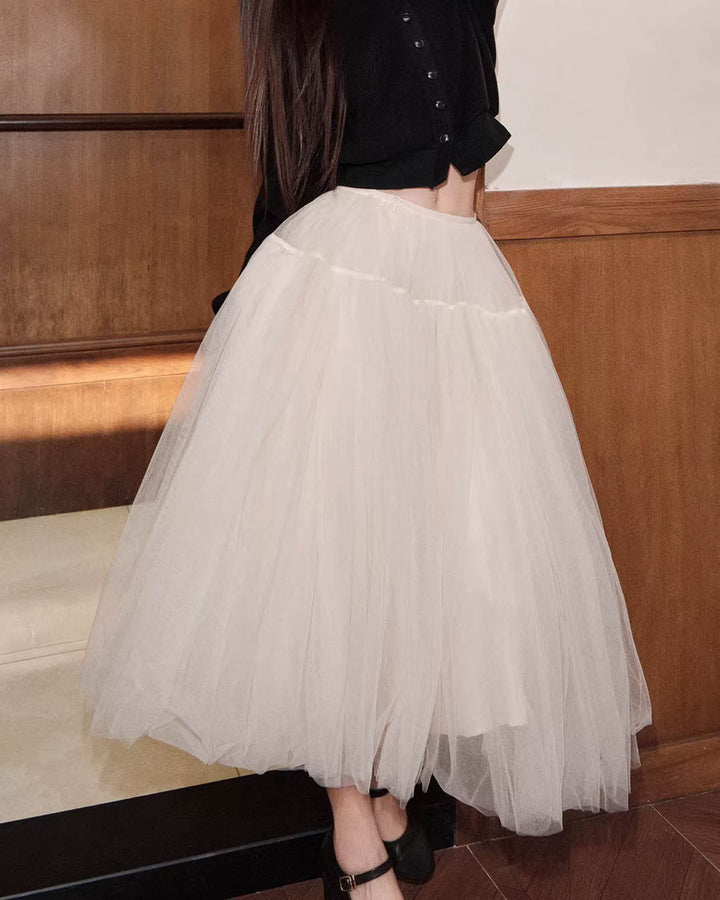 Elegant Tulle Volume Skirt